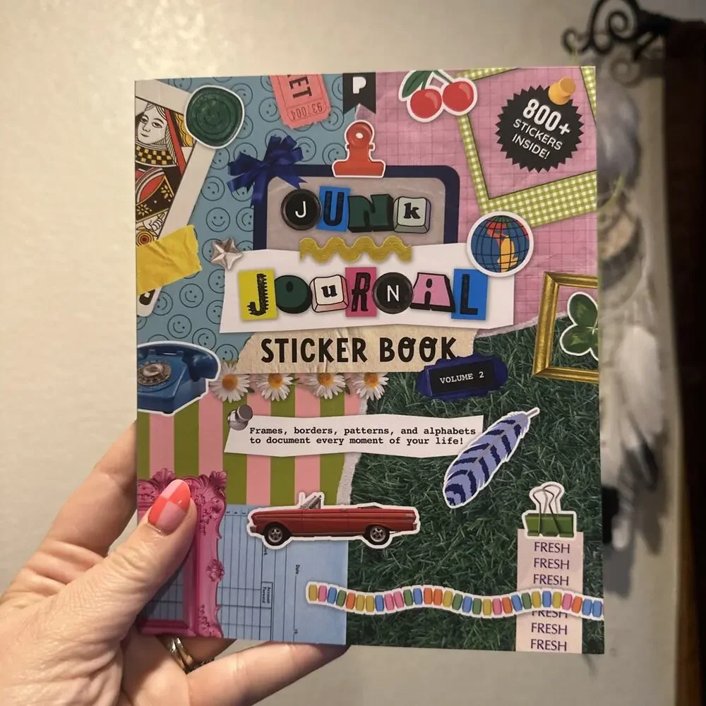 Junk Journal Sticker Book Volume 2 Brand New 800+ Stickers